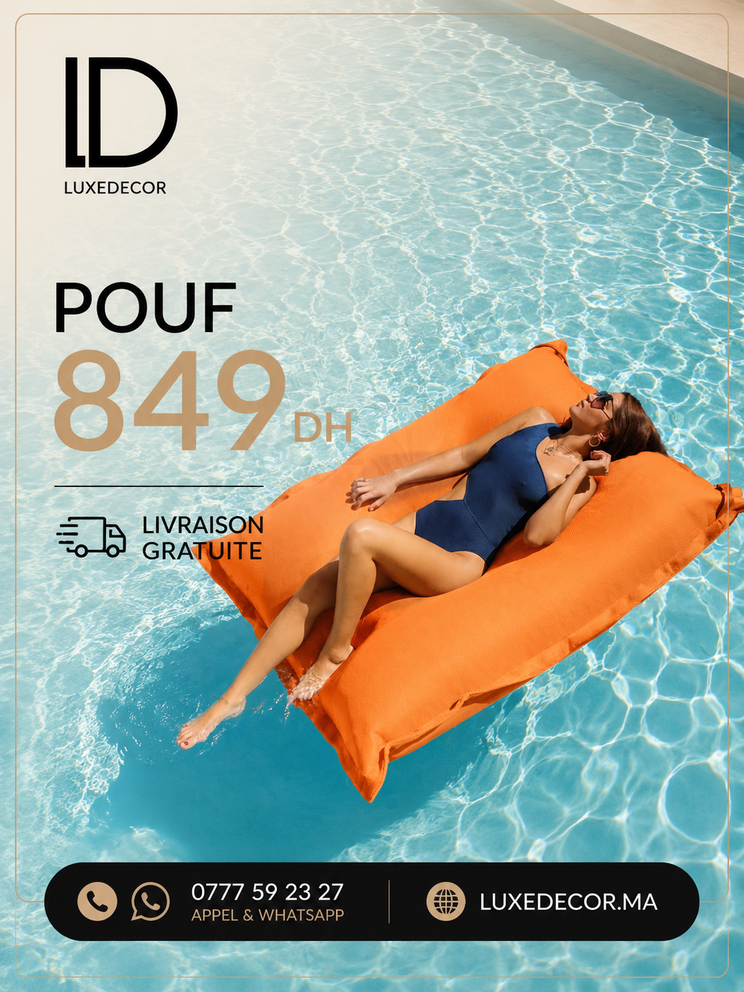 Pouf Piscine