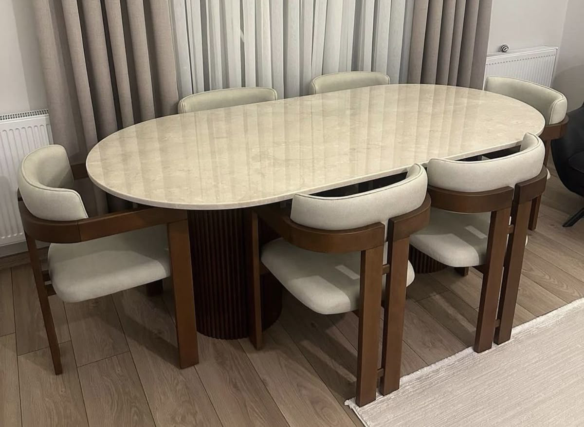 Table A Manger M + 6 Chaises