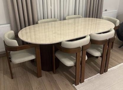 Table A Manger M + 6 Chaises