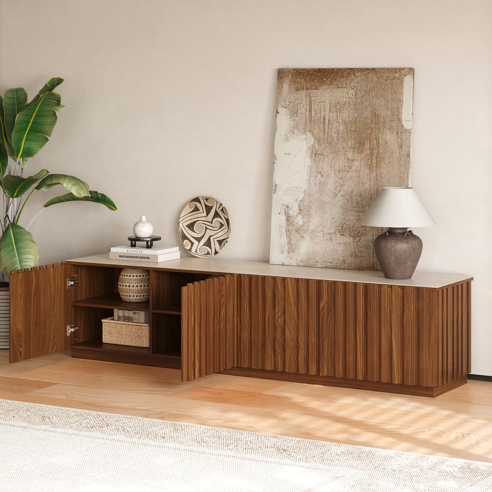 Pack Meuble TV & Table Basse – Design Moderne avec LED