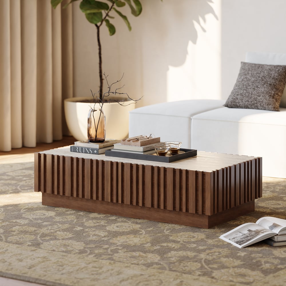 Pack Meuble TV & Table Basse – Design Moderne avec LED