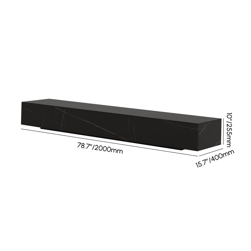 Pack Meuble Tv + Table Basse Square Effet Marbre