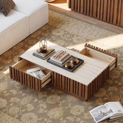 Pack Meuble TV & Table Basse – Design Moderne avec LED