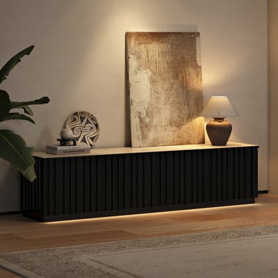 Pack Meuble TV & Table Basse – Design Moderne avec LED