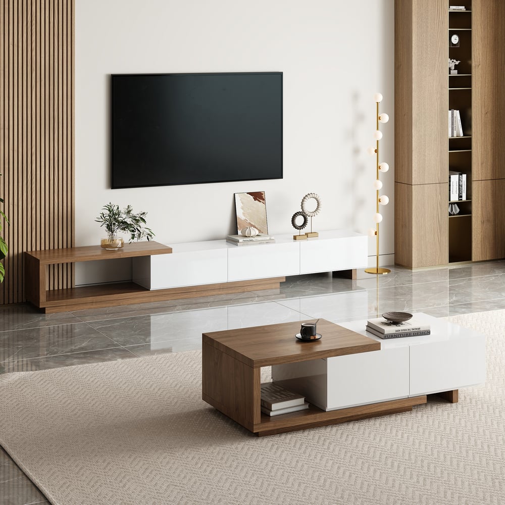 Pack Meuble TV & Table Basse Luxedecor