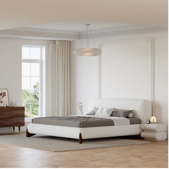 Lit Design Moderne en Bouclette