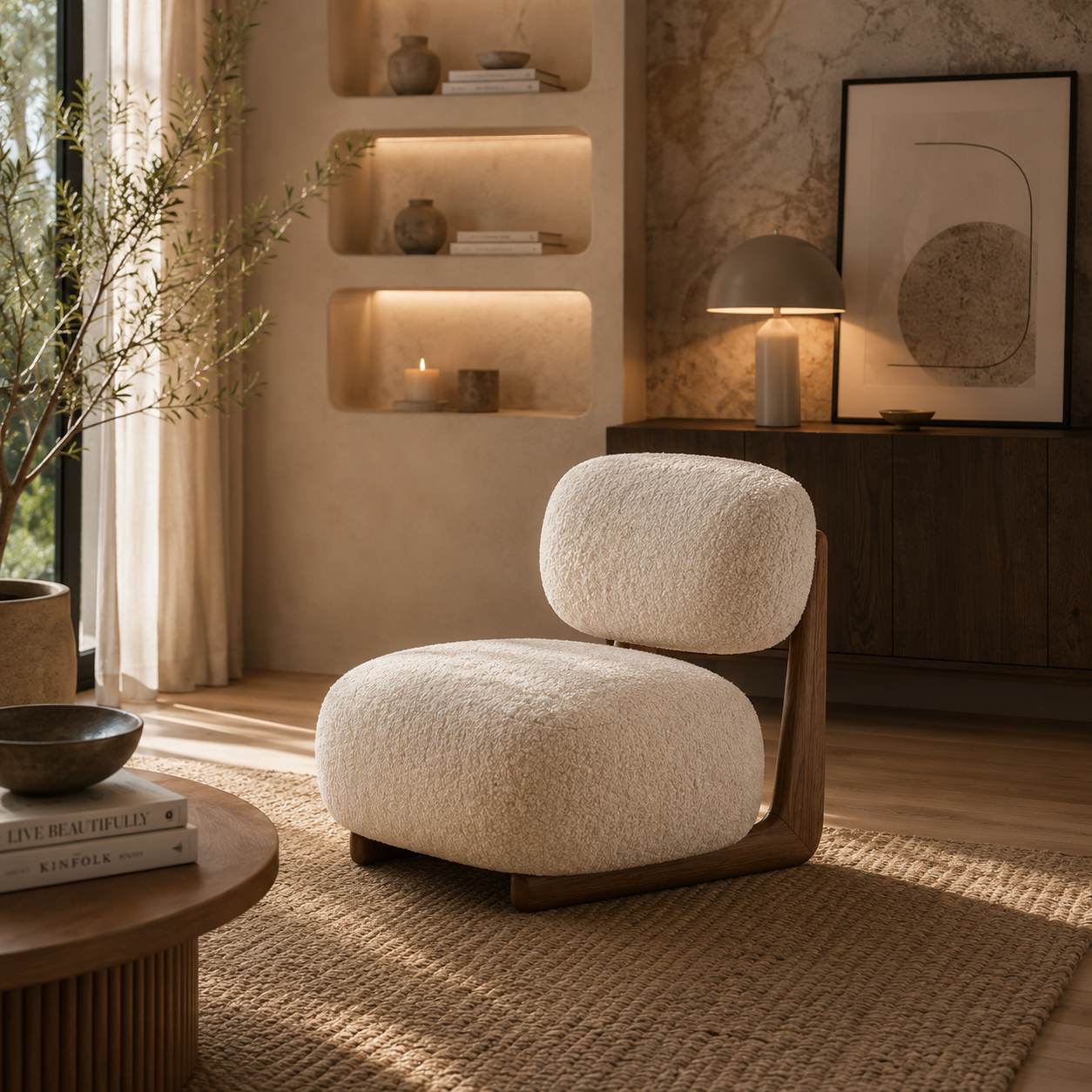 Fauteuil Design Bouclette