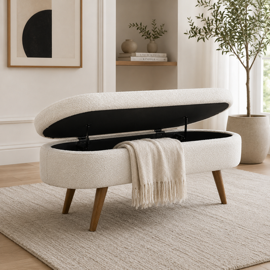Banc de rangement Ovale