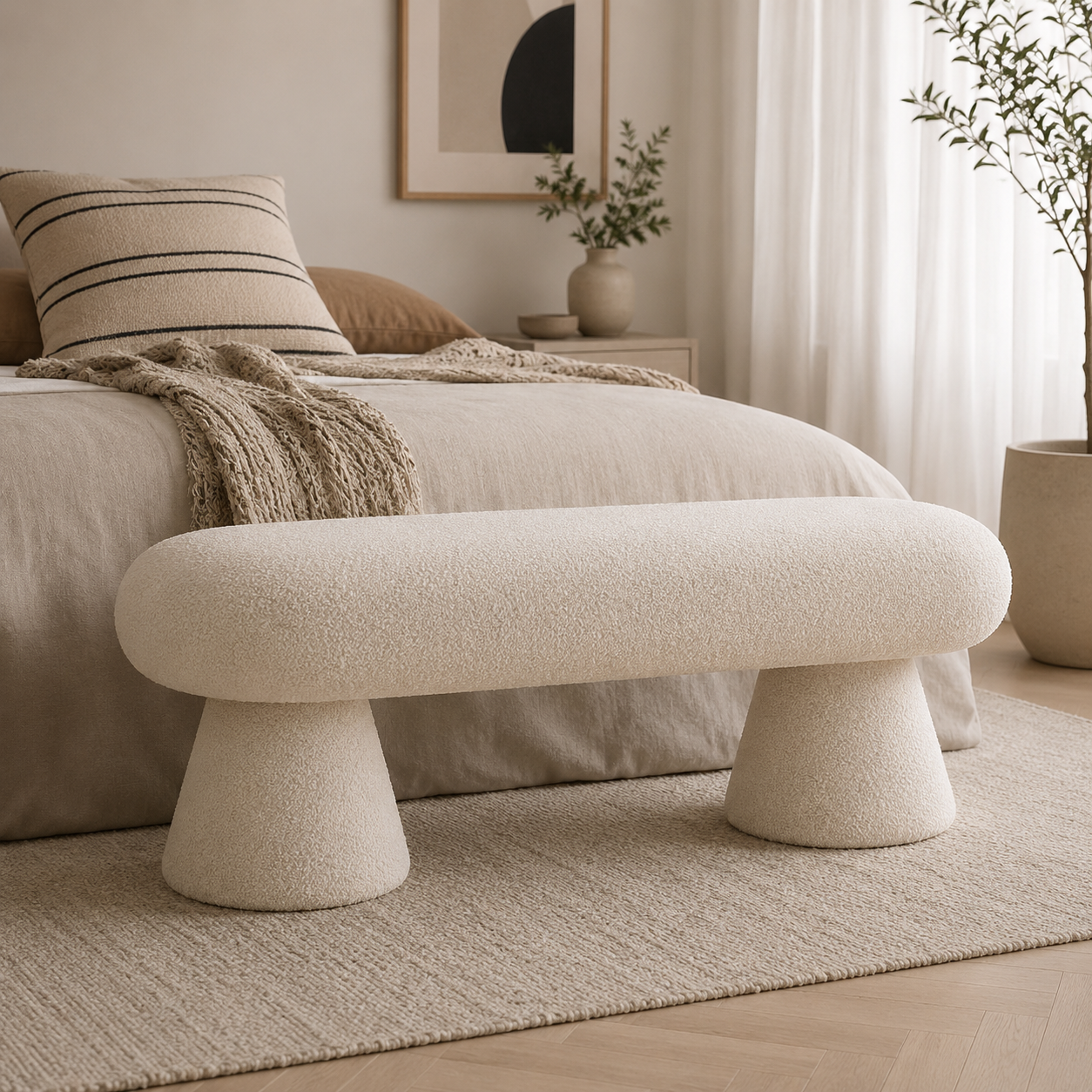 Banc Design en Bouclette