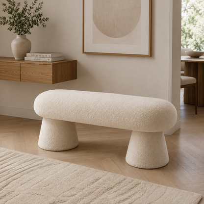 Banc Design en Bouclette