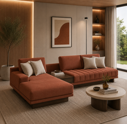 Canapé Modulaire  L avec Méridienne