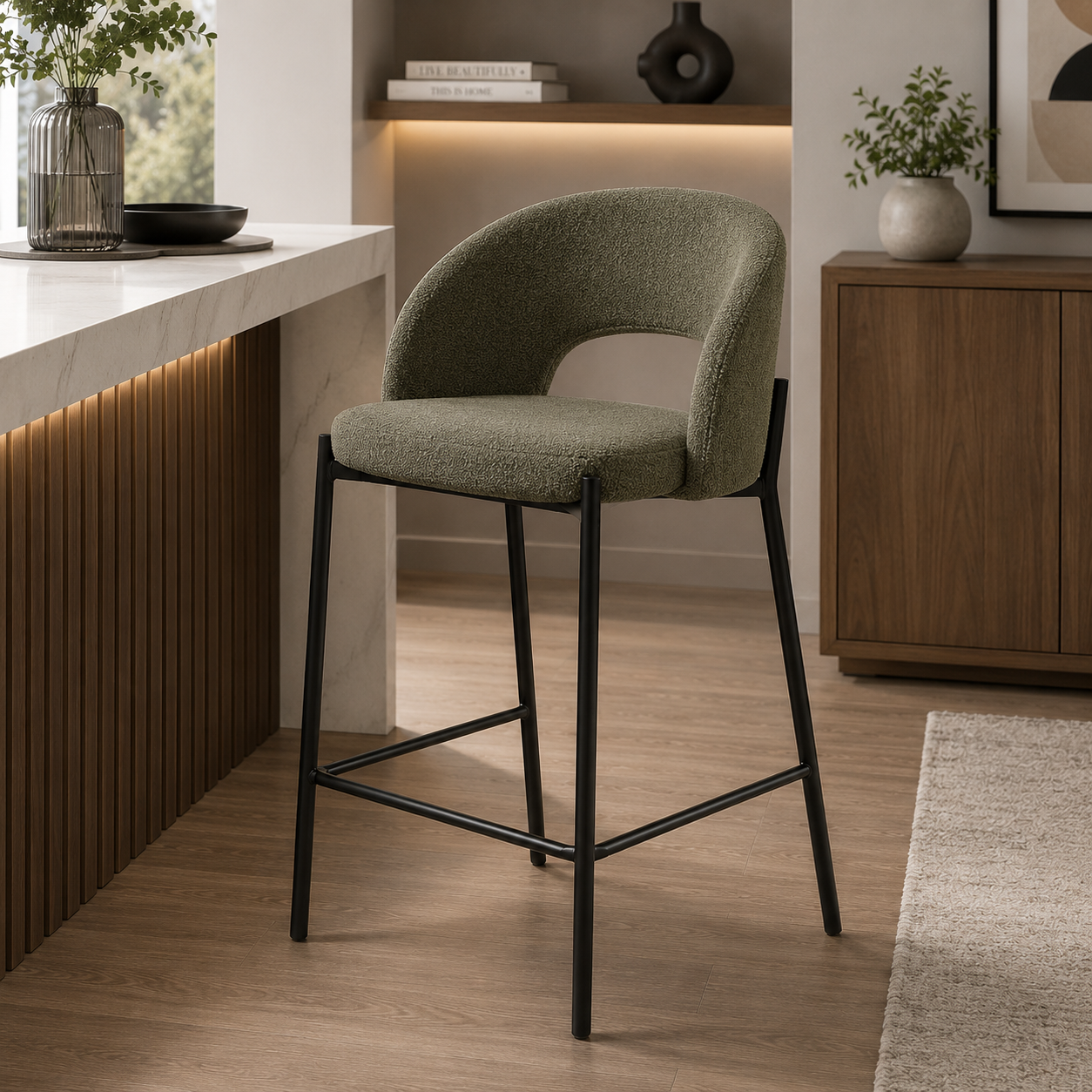 Chaise Bar Navy