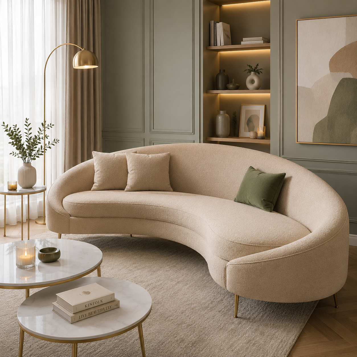 Canapé Curved