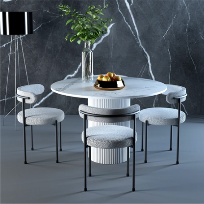 Table A Manger 100cm + 4 Chaises