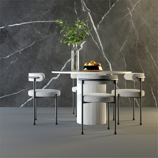 Table A Manger 100cm + 4 Chaises