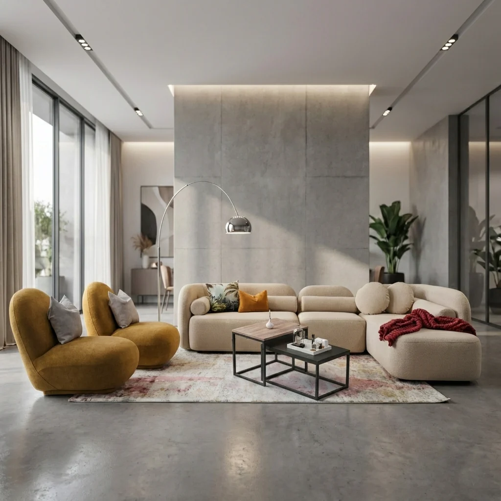 Pack Cosy – Canapé L + 2 Fauteuils