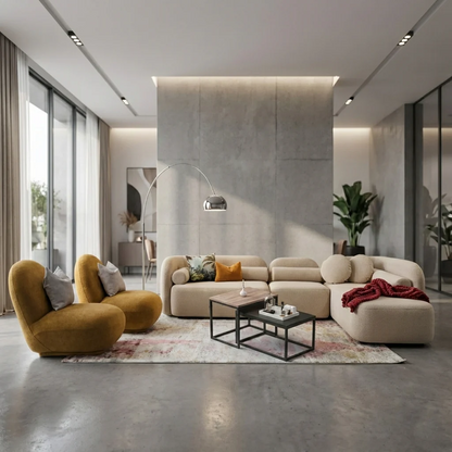 Pack Cosy – Canapé L + 2 Fauteuils