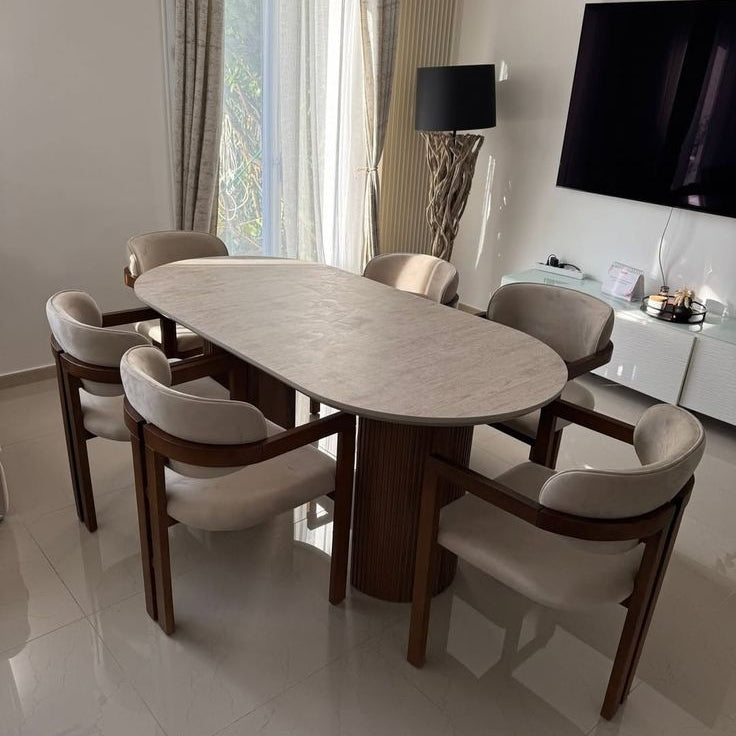Table A Manger M + 6 Chaises